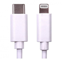 Spire USB-C to Lightning Cable, Data & Charging, MFI Certified, 2 Metres, White