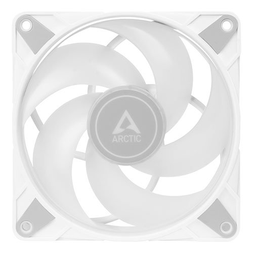 Arctic 14cm P14 Semi-Passive PWM PST ARGB Case Fan, Fluid Dynamic, 12 LEDs, 200-1900 RPM, 0dB Mode, White