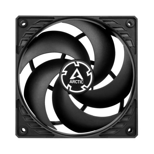 Arctic P12 Silent Pressure Optimised 12cm Case Fan, Black, Fluid Dynamic