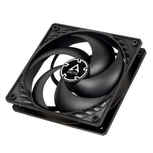 Arctic P12 Silent Pressure Optimised 12cm Case Fan, Black, Fluid Dynamic