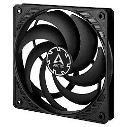 Arctic P12 Slim 12cm Pressure Optimised PWM PST Case Fan, Black, Fluid Dynamic, 300-2100 RPM