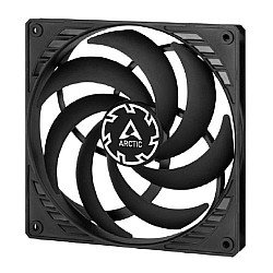 Arctic P14 14cm Pressure Optimised Slim PWM PST Fan w/ integrated Y-cable, Black, Fluid Dynamic, 150-1800 RPM