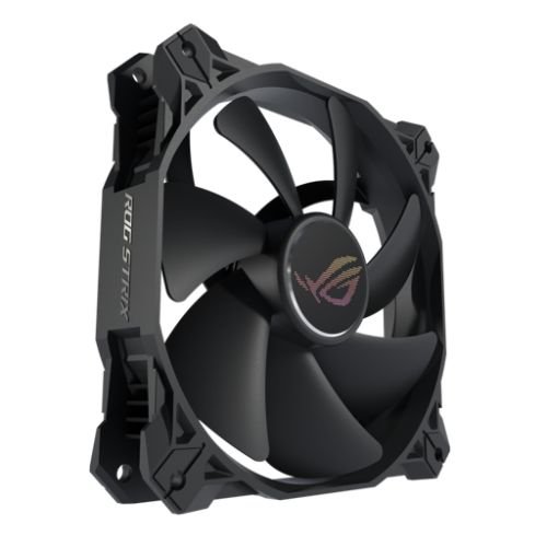 Asus ROG STRIX XF120 12cm PWM Case/Radiator Fan, Whisper-quiet, MagLev Bearing, Polychromatic ROG Logo, 1800 RPM, 5 Year Warranty