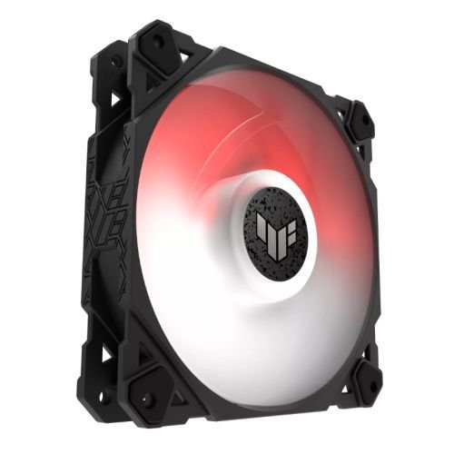 Asus TUF Gaming TF120 ARGB 12cm PWM Case Fan, Fluid Dynamic Bearing, Double-layer LED Array, Up to 1900 RPM