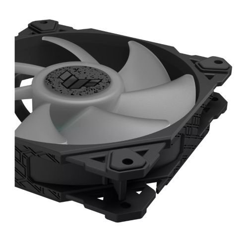 Asus TUF Gaming TF120 ARGB 12cm PWM Case Fan, Fluid Dynamic Bearing, Double-layer LED Array, Up to 1900 RPM