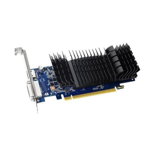 Asus GeForce GT1030, 2GB DDR5, PCIe3, DVI, HDMI, 1506MHz Clock, Silent, Low Profile (Bracket Included)