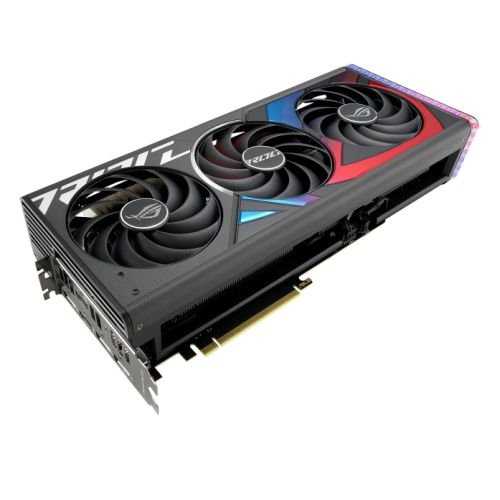 Asus STRIX RTX4070 Ti SUPER OC, 16GB DDR6X, 2 HDMI, 3 DP, 2700MHz Clock, RGB Lighting, Overclocked