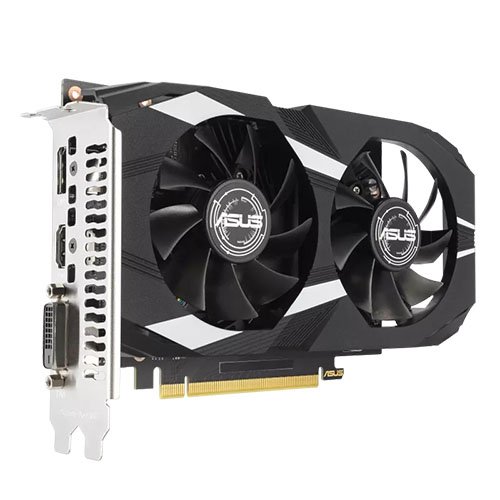 Asus DUAL RTX3050 OC, PCIe4, 6GB DDR6, DVI, HDMI, DP, 1537MHz Clock, Overclocked