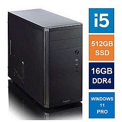 Spire MATX Tower PC, Fractal Core 1100 Case, i5-12400, 16GB 3200MHz, 512GB SSD, Bequiet 550W, No Optical, KB & Mouse, Windows 11 Pro