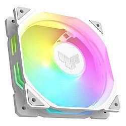 Asus TUF Gaming TR120 ARGB 12cm PWM Case Fan (Single), Hydraulic  Bearing, 28mm Frame, Double-layer LED Matrix Design, 2000 RPM, White