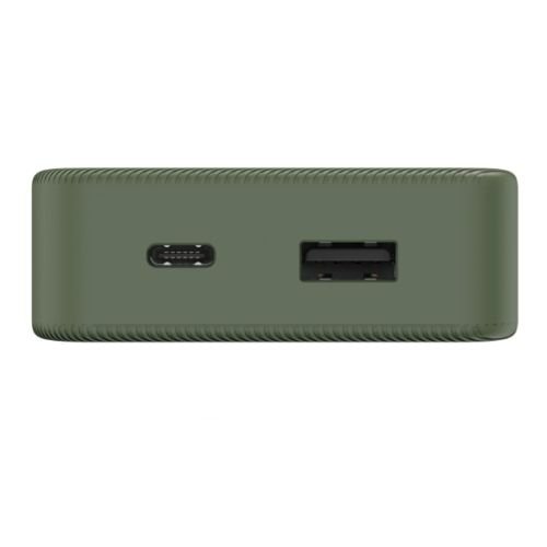 Hama Colour 10 Green 10000mAh Fast Charge Powerbank, USB-A & USB-C, LED Capacity Indicator