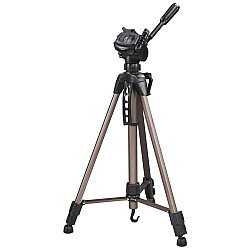 Hama (Star 61) Camera Tripod, 3D Tilt Head, 153cm Max Height, 6.4mm Thread, Quick-Release Plate, Spirit Level, Bag