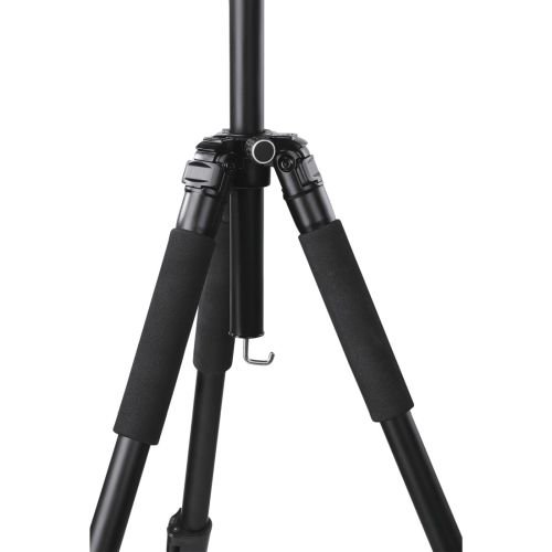 Hama (Traveller 163 Ball) Camera Tripod, 3-Way Ball Head, 163cm Max Height, 6.4mm Thread, Quick-Release Plate, Spirit Level, Bag