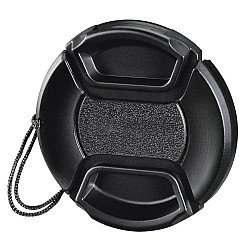 Hama Smart-Snap Lens Cap with Cord, For Lenses w/ 55mm Filter Thread