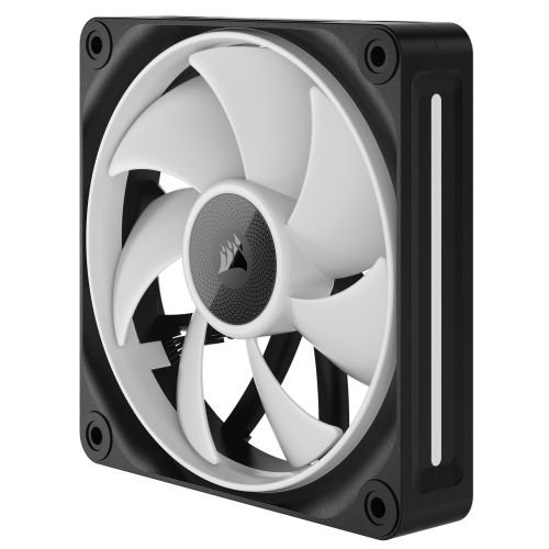 Corsair iCUE LINK LX120 12cm PWM RGB Case Fans (3-Pack), 18 RGB LEDs, Magnetic Dome Bearing, 2400 RPM, iCUE LINK Hub Included, Black