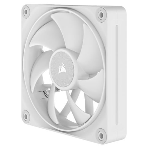 Corsair iCUE LINK LX120 12cm PWM RGB Case Fans (3-Pack), 18 RGB LEDs, Magnetic Dome Bearing, 2400 RPM, iCUE LINK Hub Included, White