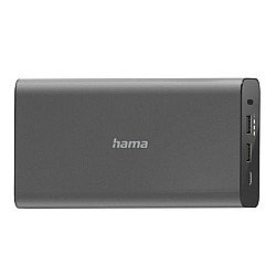 Hama Universal PD 60W 26800mAh Powerbank, 1x USB-C, 2x USB-A, Aluminium