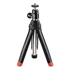 Hama Multi 4-in-1 Camera/Phone/GoPro/Selfie Table Tripod, Lightweight, 3-Way Ball Head, Telescopic Rod, 86cm Max Height