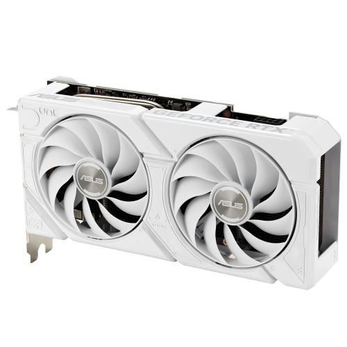 Asus DUAL RTX4060 EVO White OC, 8GB DDR6, HDMI, 3 DP, 2535MHz Clock, Overclocked 