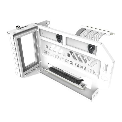 Cooler Master Vertical GPU Holder Kit V3 with 165mm PCIe 4.0 Riser Cable, White