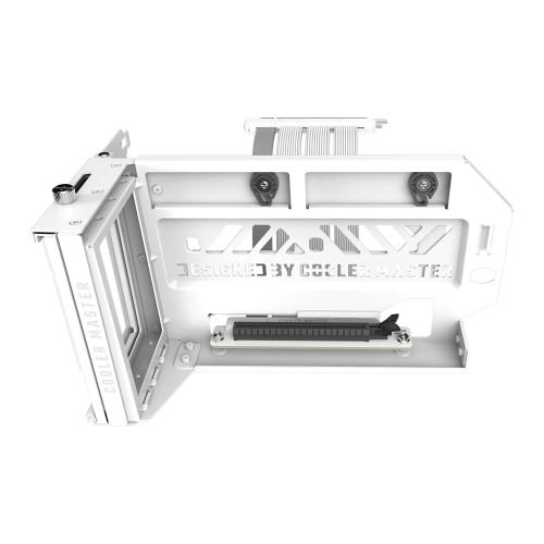 Cooler Master Vertical GPU Holder Kit V3 with 165mm PCIe 4.0 Riser Cable, White