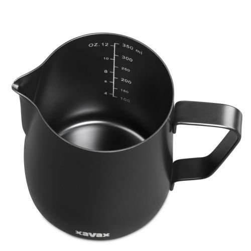 Hama Xavax 350ml Stainless Steel Barista Milk Jug, Milk Froth Jug