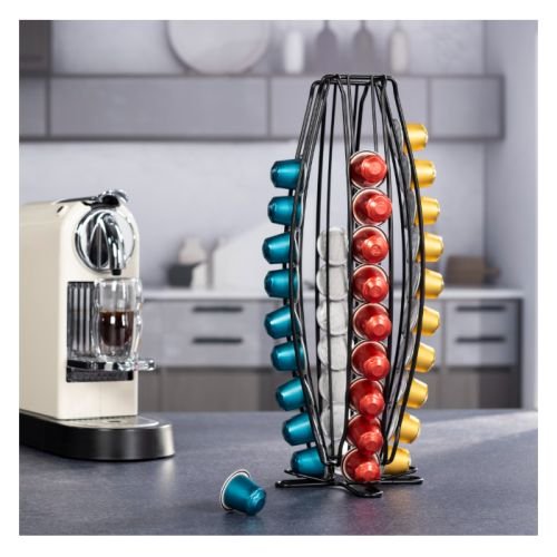 Hama Xavax Coffee Capsule Stand for Nespresso, Holds 40 Capsules