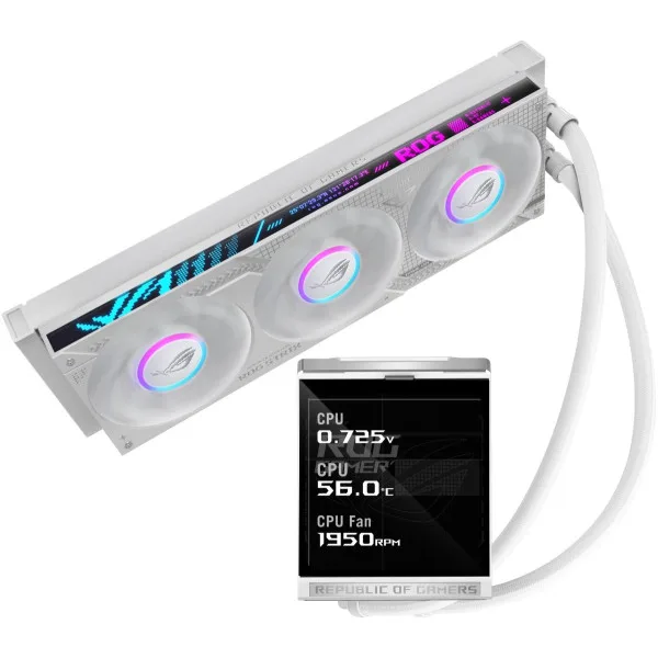ASUS ROG Strix LC IV 360ARGB LCD Wht