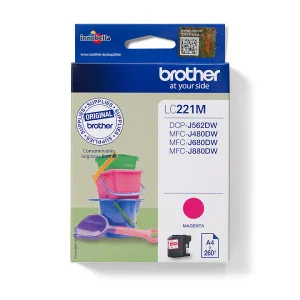 Brother LC221M Standard Magenta Ink Brother LC221M Standard Magenta Ink