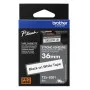 Brother TZE-S261 Black on White Adhesive