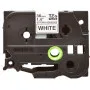 Brother TZE-S261 Black on White Adhesive
