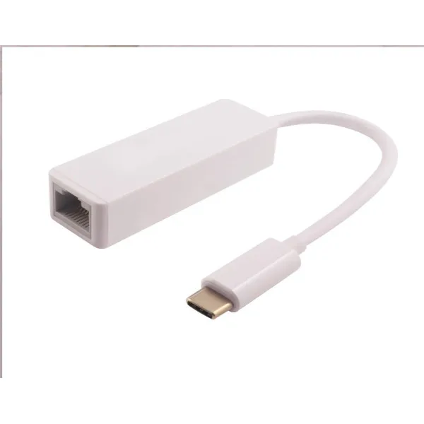 Cables Direct 15cm Lead USB Type C(m)-Gig Eth Ada