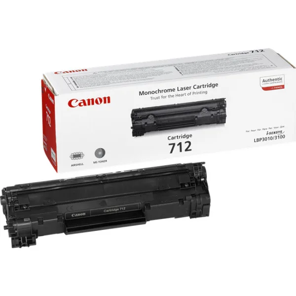 Canon CRG712 Black Toner 1870B002 Canon CRG712 Black Toner 1870B002