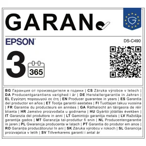 Epson Workforce DS-C490 Epson Workforce DS-C490
