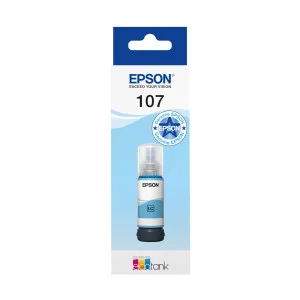 Epson 107 EcoTank Light Cyan Ink Bottle