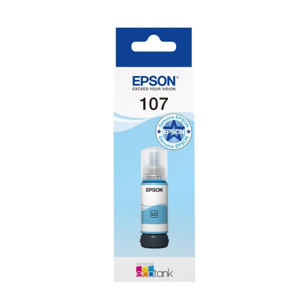 Epson 107 EcoTank Light Cyan Ink Bottle