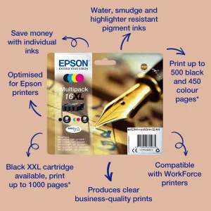 Epson 16 XL Series Pen & Crossword Black