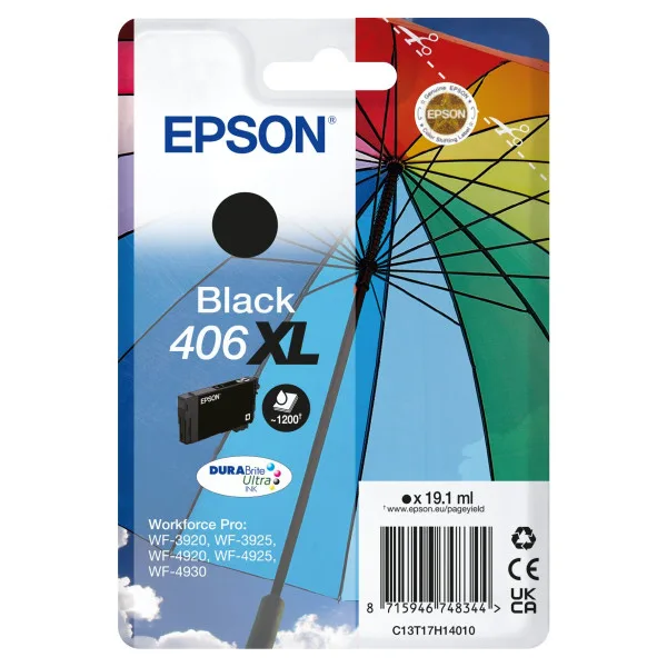 Epson Single Black 406XL Umbrella Ink