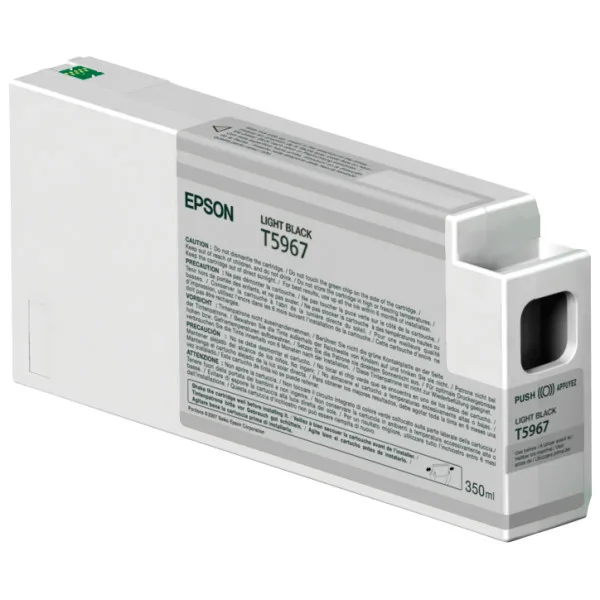 Epson T5967 Light Black Ink Cart - 350ML