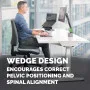 Fellowes Breyta Wedge Seat Cushion