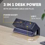 Fellowes Power Desk Type G - Black