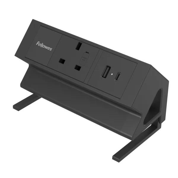 Fellowes Power Desk Type G - Black