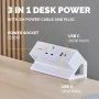 Fellowes Power Desk Type G - White