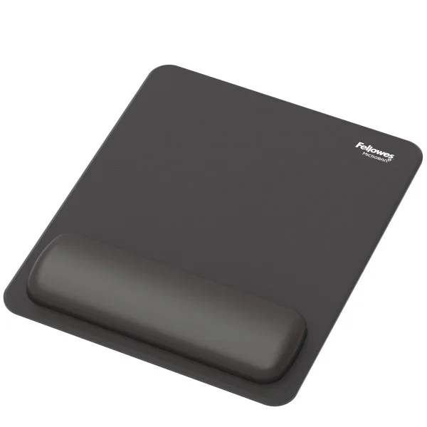 Fellowes Breyta Mousepad Wrist Rest - Black