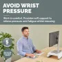 Fellowes Breyta Mousepad Wrist Rest - Grey