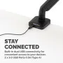 Fellowes Platinum Series Single Monitor Arm