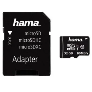 Hama Microsdhc 32GB CLASS10 100MB/S Adapt