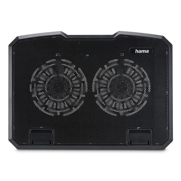 Hama Black Metal Laptop Cooler 2 Fan 40cm
