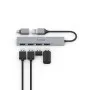 Hama USB Hub 4 Port 3.2 Gen Slim Silver