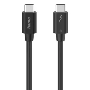 Hama USB-C Thunderbold 5 Cable 8K 1m BLK